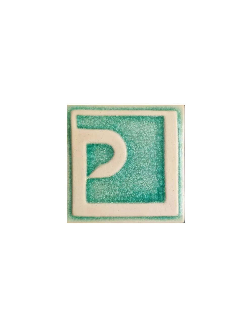 ÉMAIL FAÏENCE TRANSPARENT GROSSE ÉPAISSEUR VERT TURQUOISE GE407