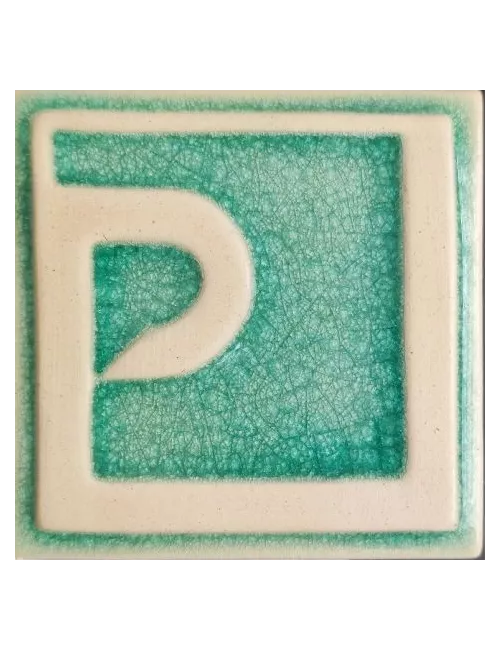 ÉMAIL FAÏENCE TRANSPARENT GROSSE ÉPAISSEUR VERT TURQUOISE GE407
