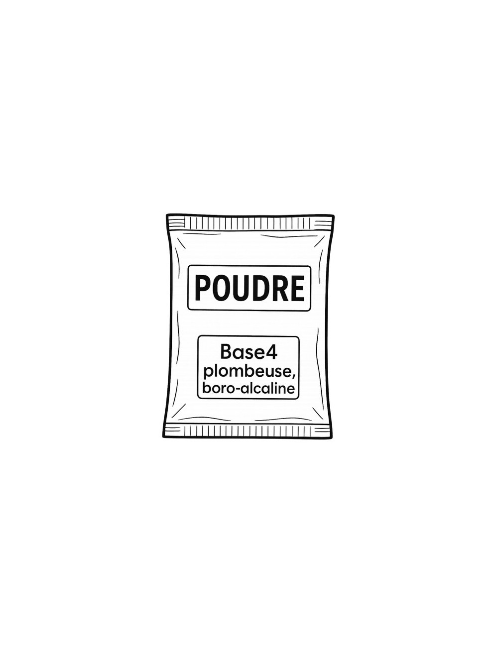 ÉMAIL FAÏENCE & RAKU BORO-ALCALINE VERT BASE 4% Cu  BASE4