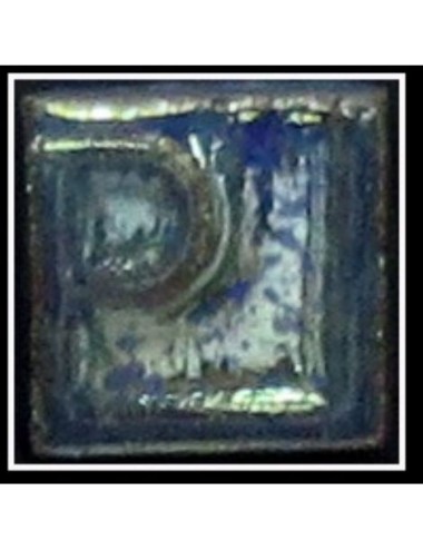 ÉMAIL FAÏENCE & RAKU BLEU DORÉ R8