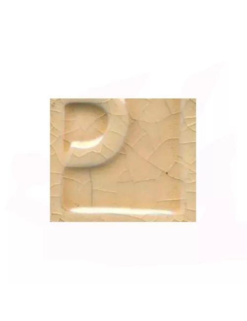 ÉMAIL FAÏENCE & RAKU CRAQUELÉ BEIGE M6189