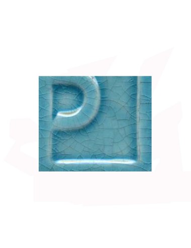 ÉMAIL FAÏENCE & TRANSPARENT CRAQUELÉ TURQUOISE 5813