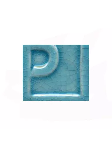 ÉMAIL FAÏENCE & TRANSPARENT CRAQUELÉ TURQUOISE 5813