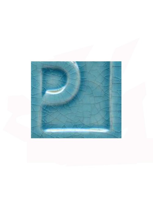 ÉMAIL FAÏENCE & TRANSPARENT CRAQUELÉ TURQUOISE 5813