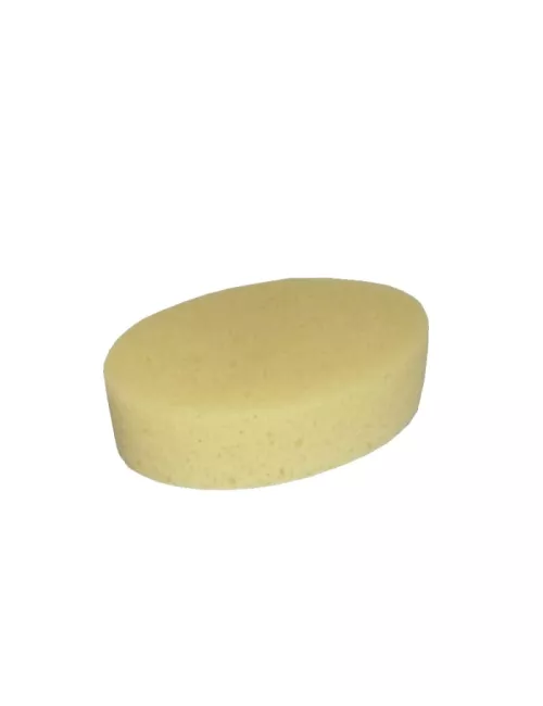 EPONGE OVALE 115X75X38mm ASPECT NATUREL FIN