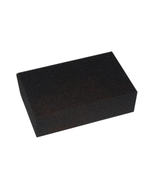 EPONGE RECTANGULAIRE 145X95X45 mm NOIR GRAIN MOYEN