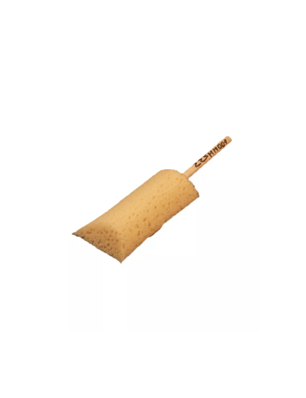 EPONGE MANCHE BOIS 1/2 GOUTTE D EAU EMBOUT DIAM 50 MM L 110 MM