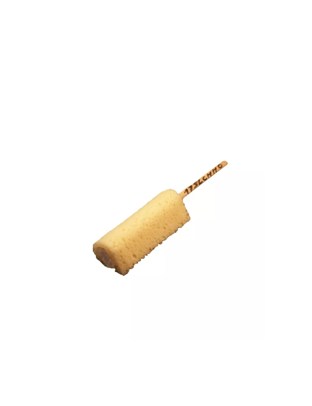 EPONGE MANCHE BOIS FORME GOUTTE D EAU EMBOUT DIAM 35 MM L 89 MM