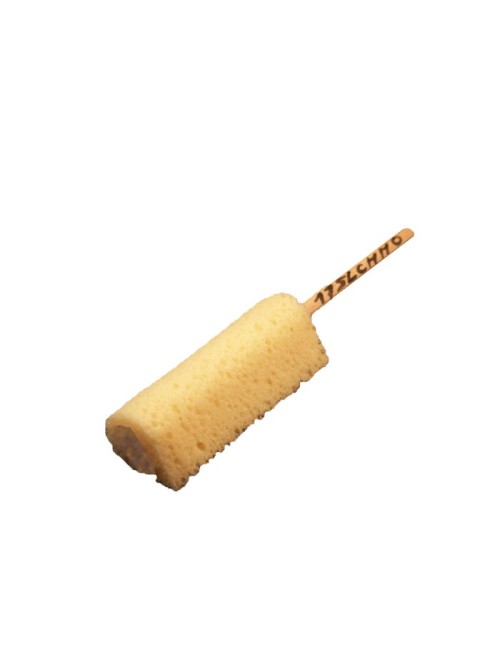 EPONGE MANCHE BOIS FORME GOUTTE D EAU EMBOUT DIAM 35 MM L 89 MM