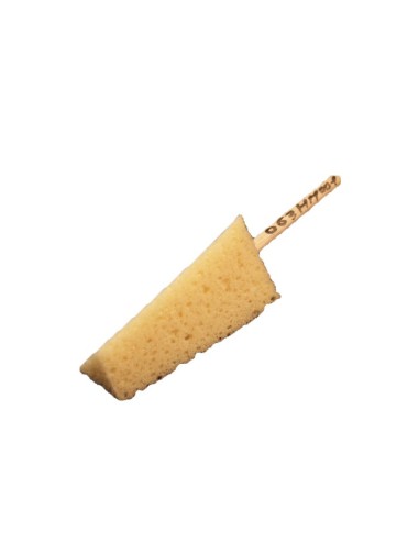 EPONGE MANCHE BOIS CONIQUE TRIANGULAIRE H LA + PETITE 25 MM L 89 MM