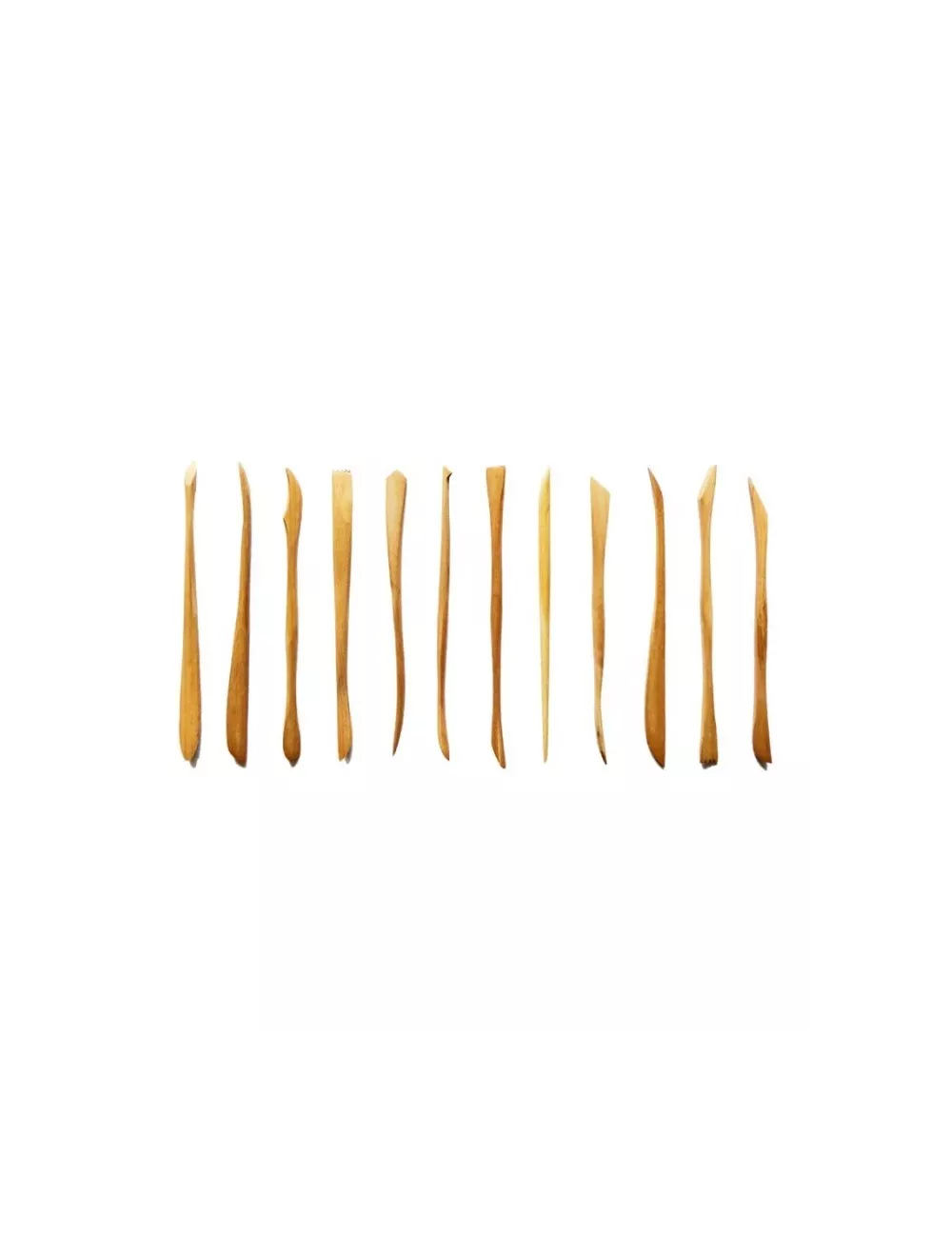 KIT 12 EBAUCHOIRS FINS EN BOIS