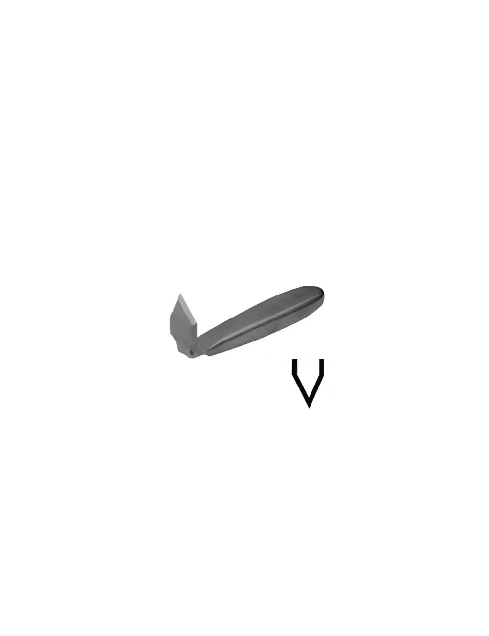 TOURNASIN INOX POINTE TRIANGLE DOUBLE