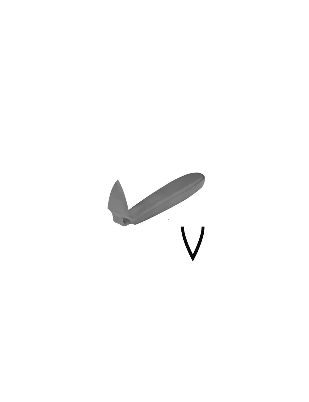 TOURNASIN INOX POINTE TRIANGLE ARC