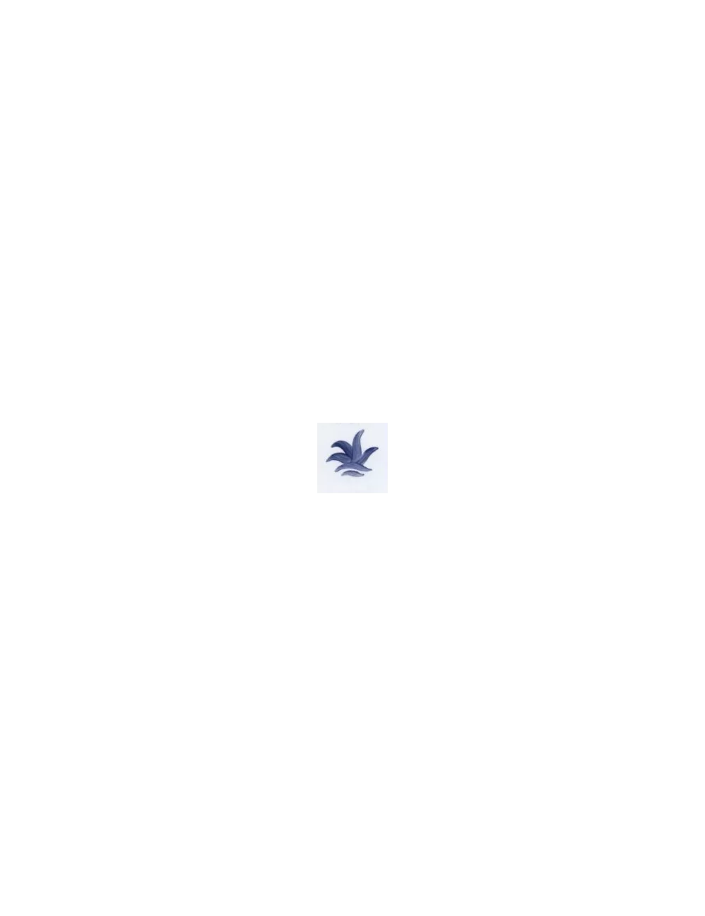 COULEUR VITTRIFIABLES DÉCOR BLEU COBALT VP3128