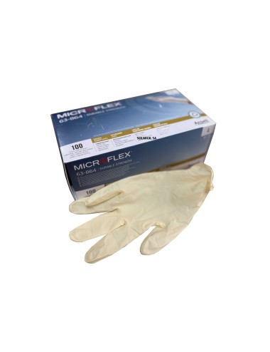 GANTS JETABLES LATEX BTE DE 100 U