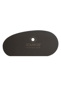 ESTEQUE INOX DEMI-OVALE RIGIDE 90 x 45 MM