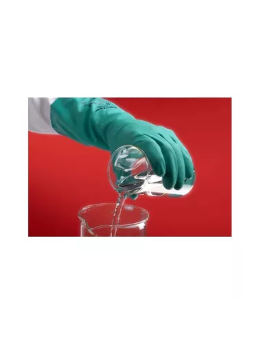 GANTS PVC MANIPULATION FIBRE OU LIQUIDE L 330 MM TAILLE 9