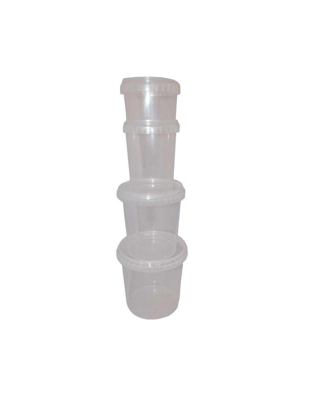 POT PLASTIQUE AVEC COUVERCLE ETANCHE 280ML