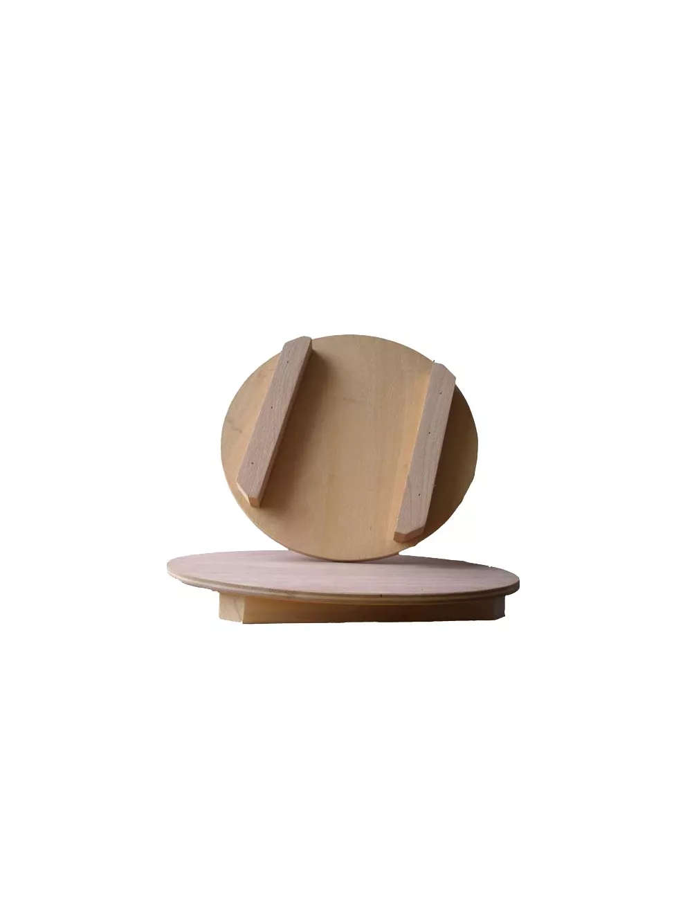RONDEAU EN BOIS 300 MM AVEC PIED