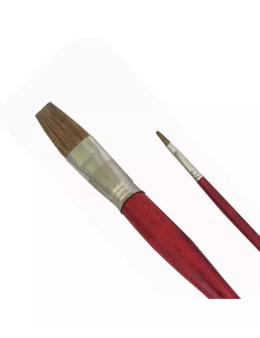 PINCEAU PLAT OREILLE BOEUF N°6