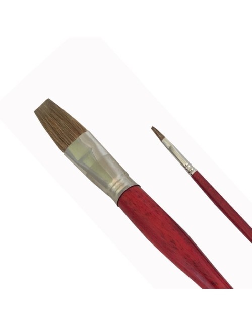 PINCEAU PLAT OREILLE BOEUF N°0