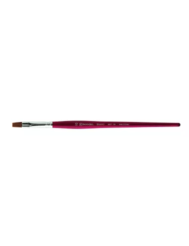 PINCEAU PLAT OREILLE BOEUF N°4