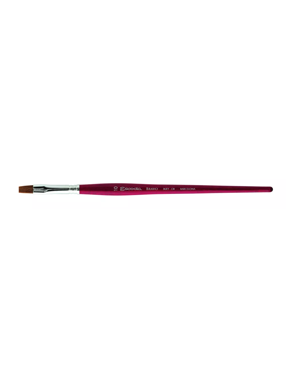 PINCEAU PLAT OREILLE BOEUF N°4