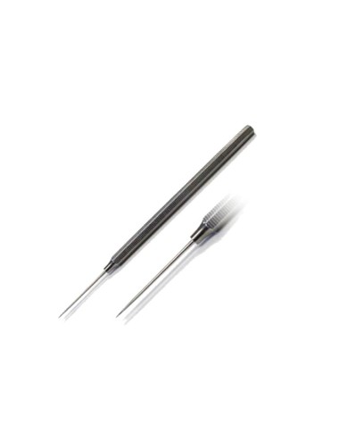 AIGUILLE POTIER ACIER INOX MANCHE INOX