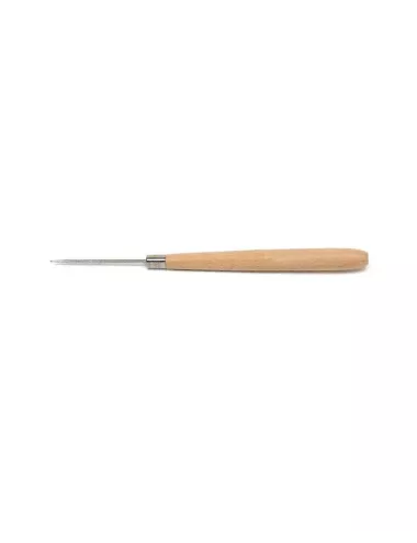 AIGUILLE POTIER INOX MANCHE BOIS DIAM 2 MM