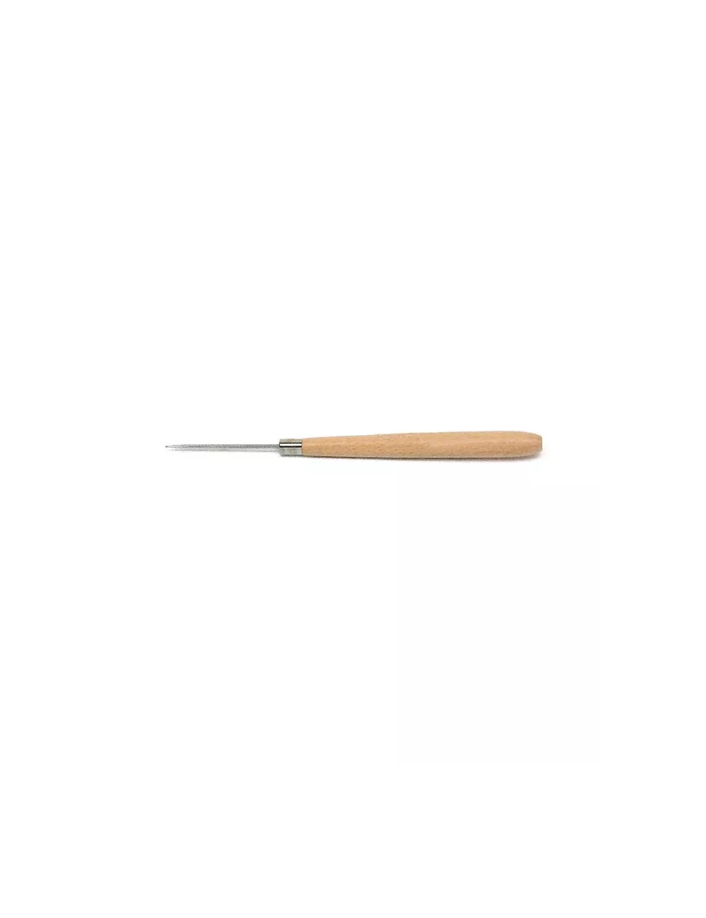 AIGUILLE POTIER INOX MANCHE BOIS DIAM 2 MM