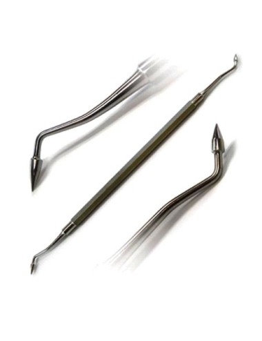 OUTIL INOX DOUBLE COUDE