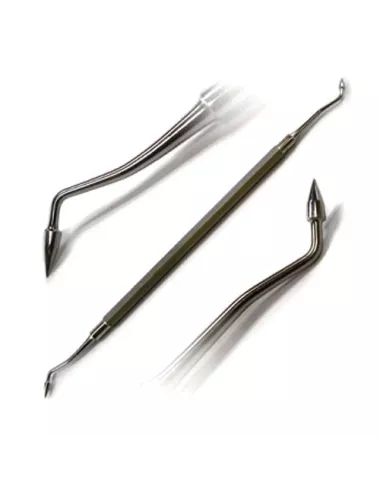 OUTIL INOX DOUBLE COUDE
