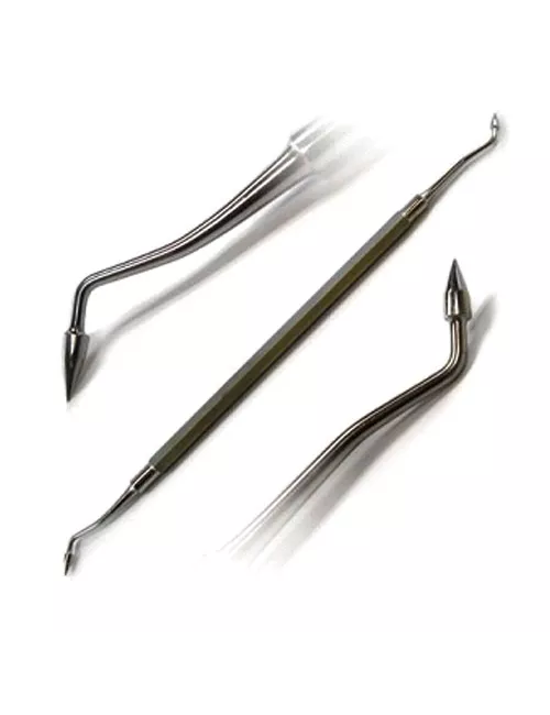 OUTIL INOX DOUBLE COUDE