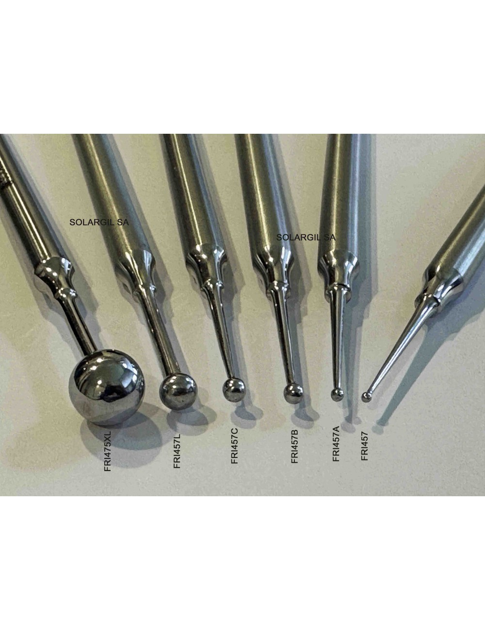 OUTIL INOX 165mm DOUBLE BOULE Ø 3-2.5