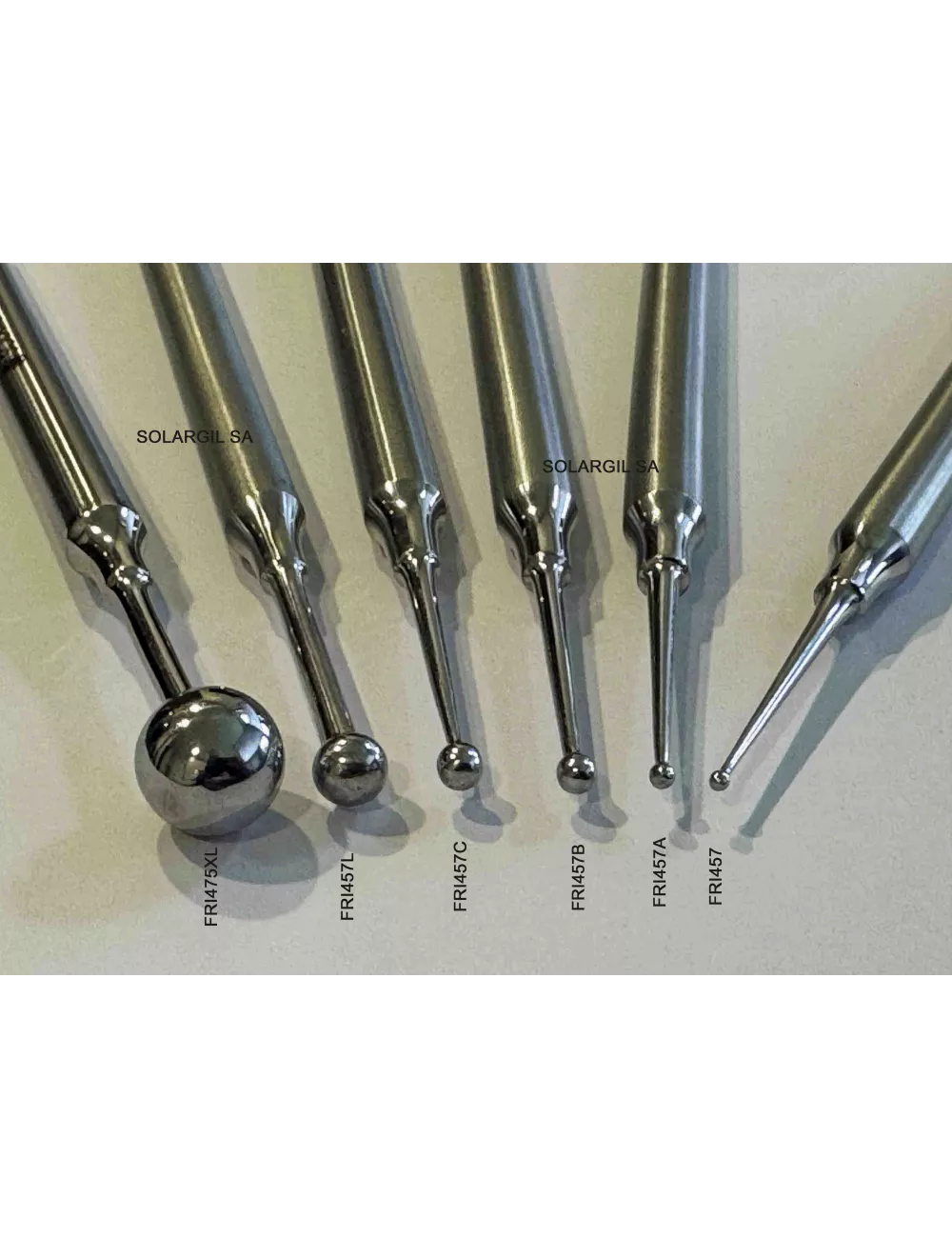 OUTIL INOX 165mm DOUBLE BOULE Ø 2-1.5