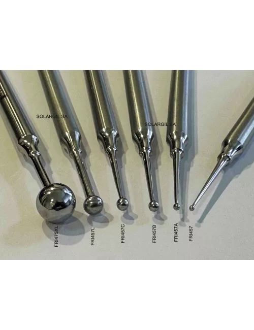 OUTIL INOX 165mm DOUBLE BOULE Ø 1.5-1