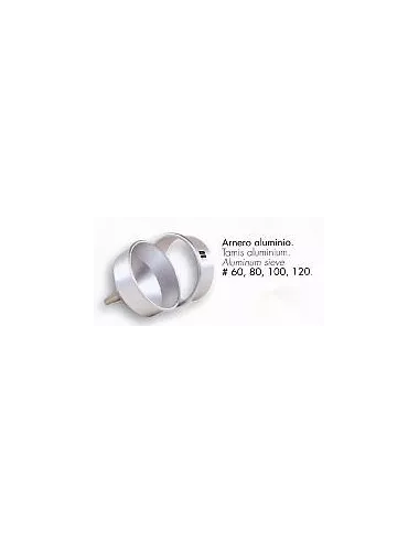 Tamis aluminium 110 mm maille 120 µm TAMIALU120 pour émaux et cendres