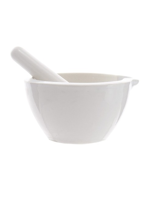 MORTIER AVEC PILON EN PORCELAINE 900 ml
