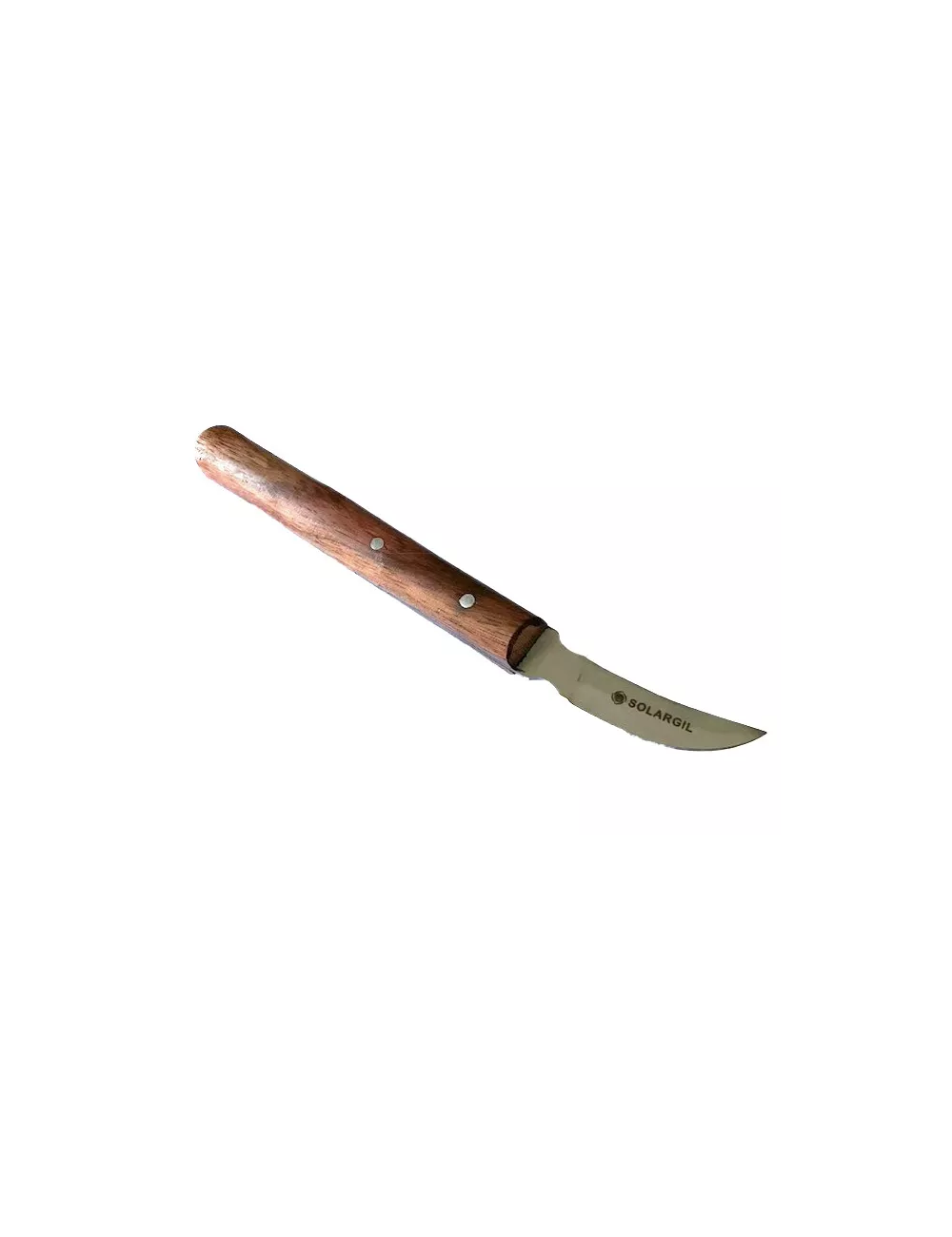 COUTEAU COURBE MANCHE BOIS HTE QUALITE