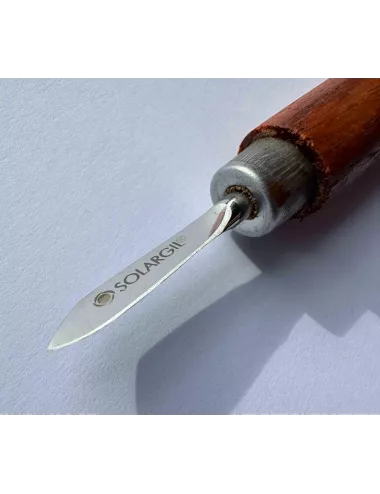 Couteau de sculpture FRIWK1 – Lame 25 mm, manche en bois
