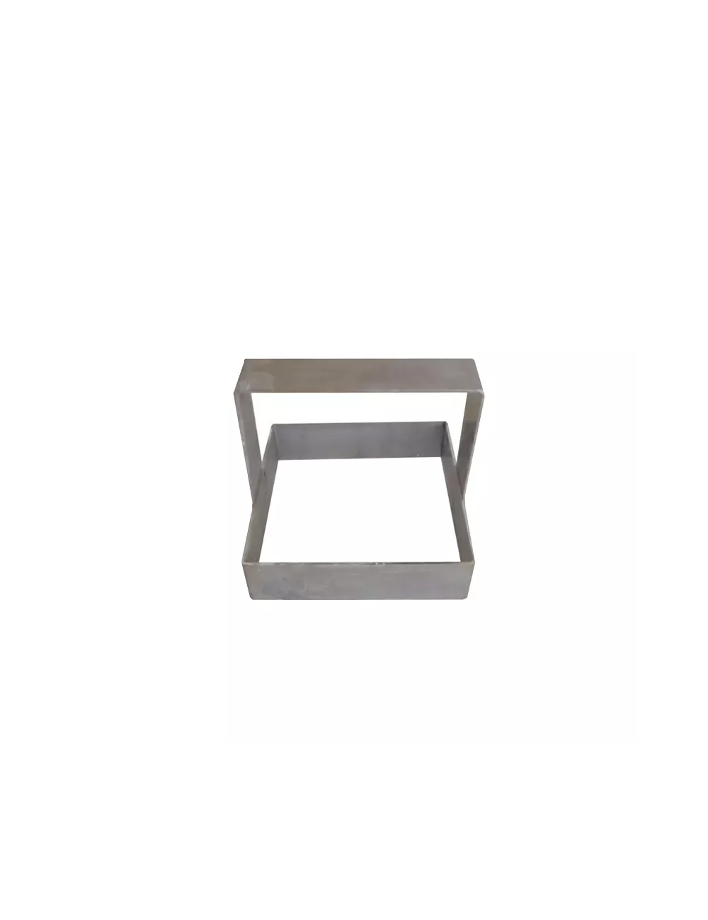 EMPORTE PIECE INOX CARRE 117*117 MM