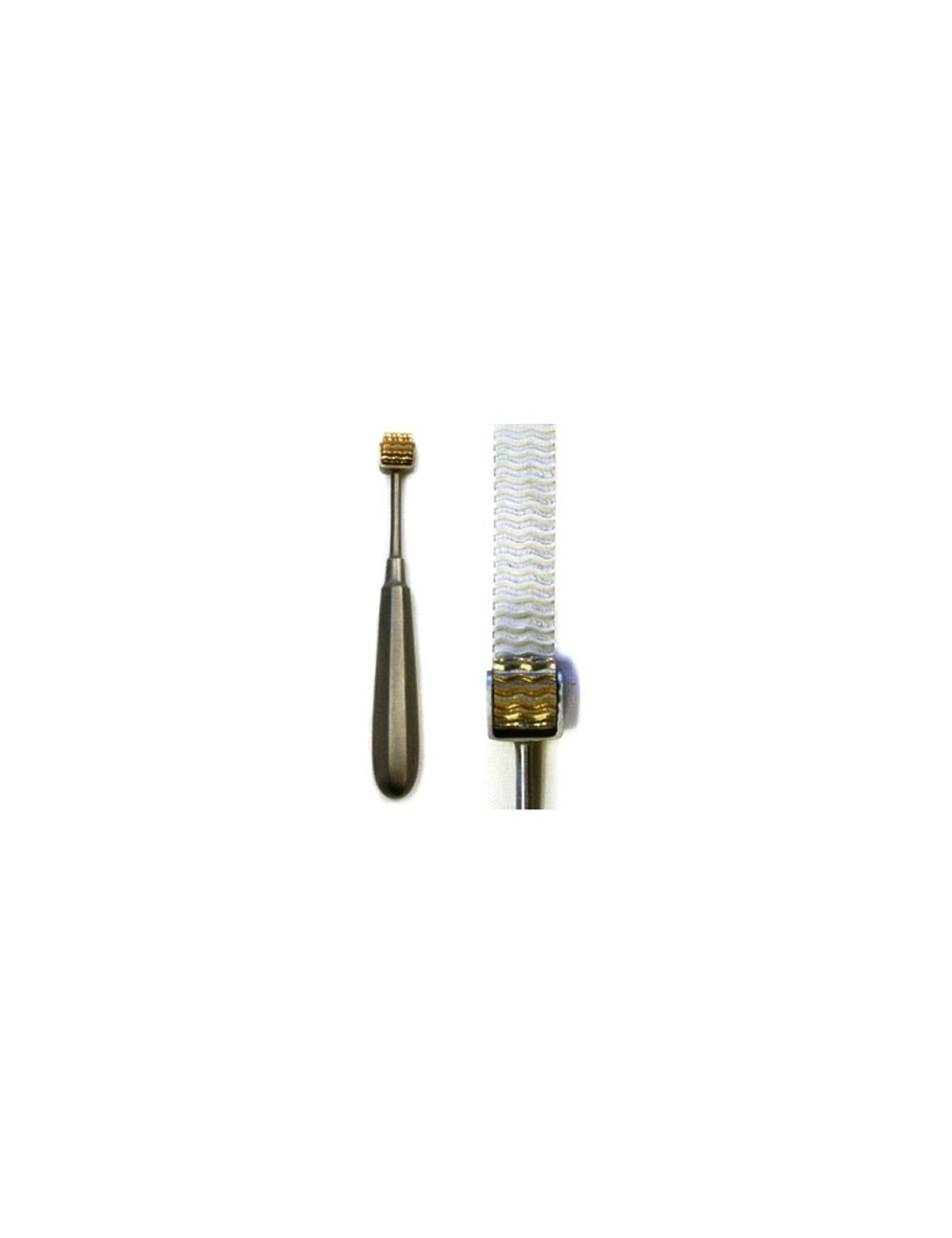 OUTIL INOX ROULETTE BRONZE LARG.14 MM