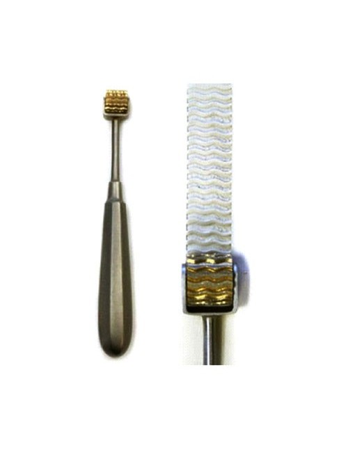 OUTIL INOX ROULETTE BRONZE LARG.14 MM