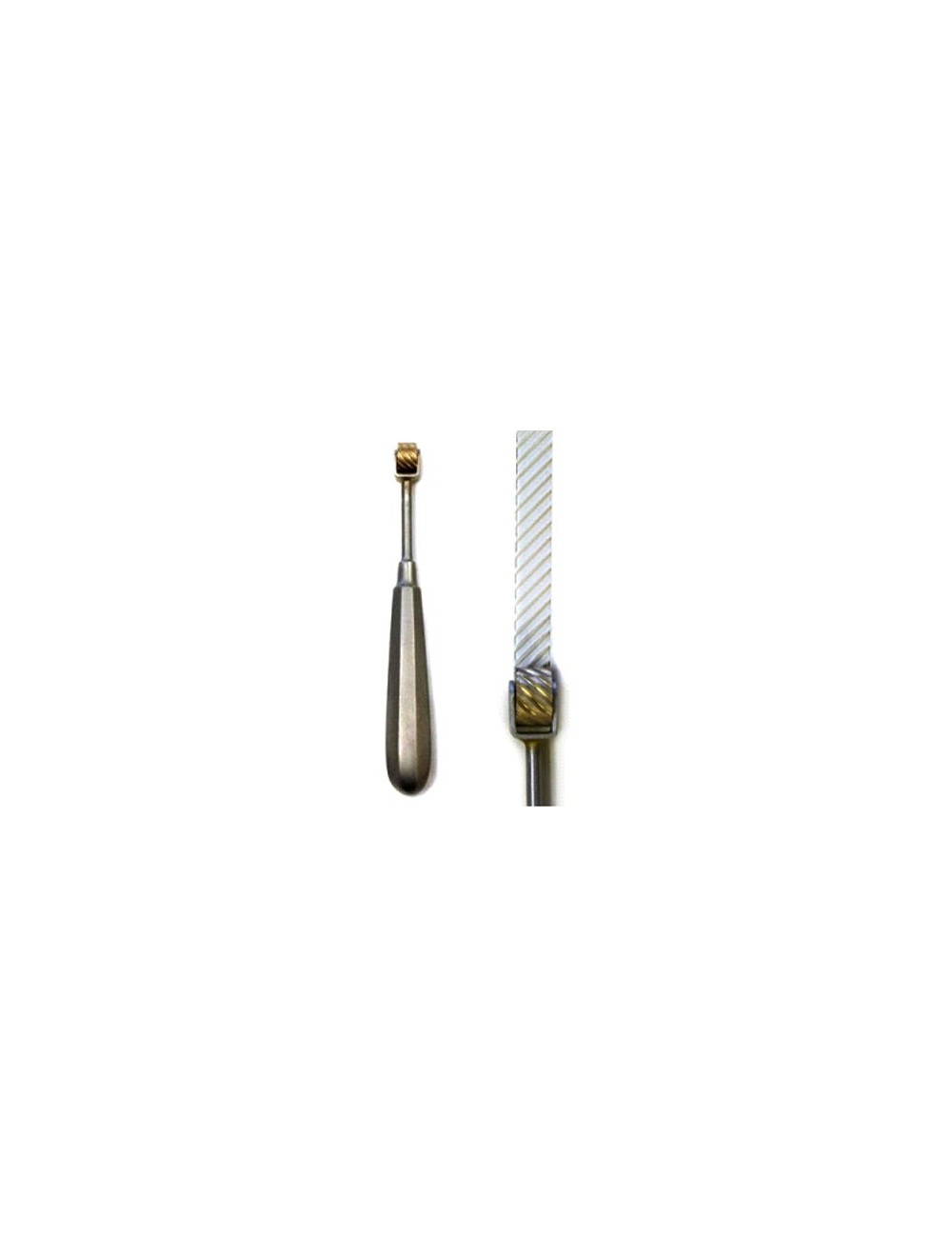 OUTIL INOX ROULETTE BRONZE LARG.9.5 MM