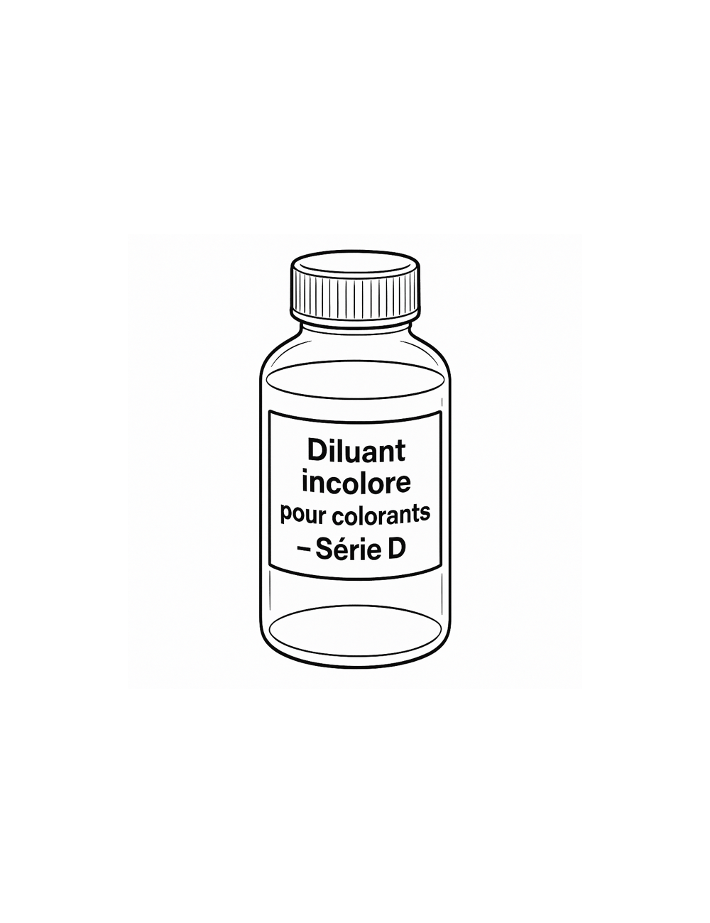DILUANT TRANSPARENT / INCOLORE - pour la série D D58