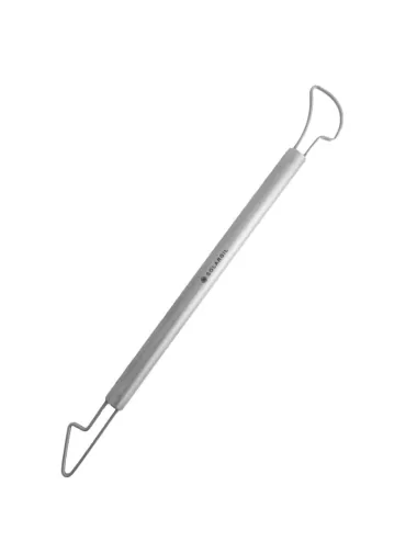 Mirette inox double avec fil rond 205 mm