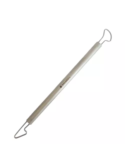 MIRETTE DOUBLE INOX FIL ROND 175 MM