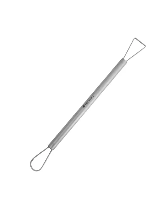 MIRETTE DOUBLE INOX FIL ROND 180 MM