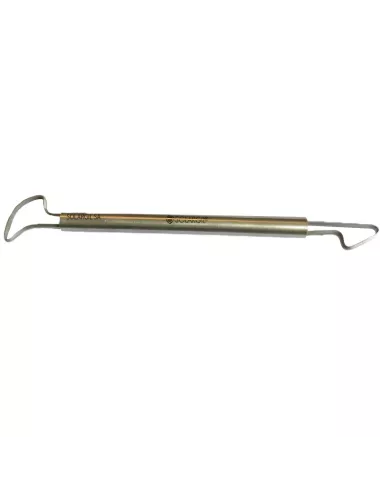 FR383 mirette double inox à fil coupant 180 mm pour sculpture et tournasage