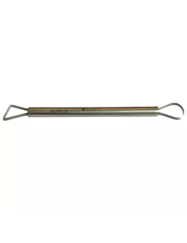 FR382 mirette double inox fil coupant 180 mm pour tournasage et sculpture
